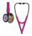 Littmann Cardiology IV Stethoscope High Polish Rainbow-Finish Chestpiece, Raspberry Tube, Smoke Stem and Smoke Headset, 27 inch, 6241