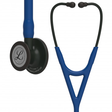 Стетоскоп Littmann Cardiology IV, темно-синяя трубка, черная акустическая головка и оголовье, 69 см, 6168