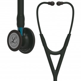 Littmann Cardiology IV Stethoscope, черная трубка, черная акустическая головка и оголовье, 6201